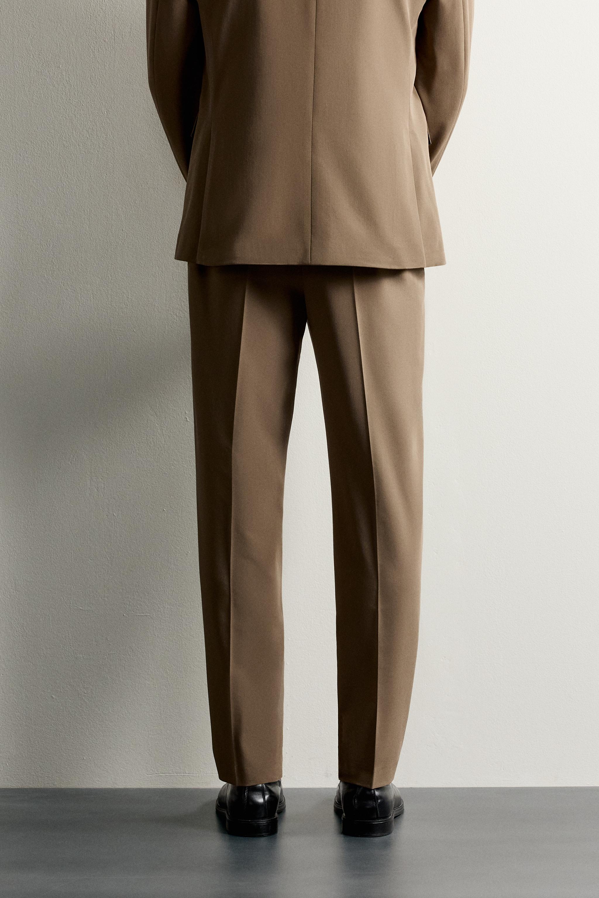 SLIM FIT SUIT PANTS