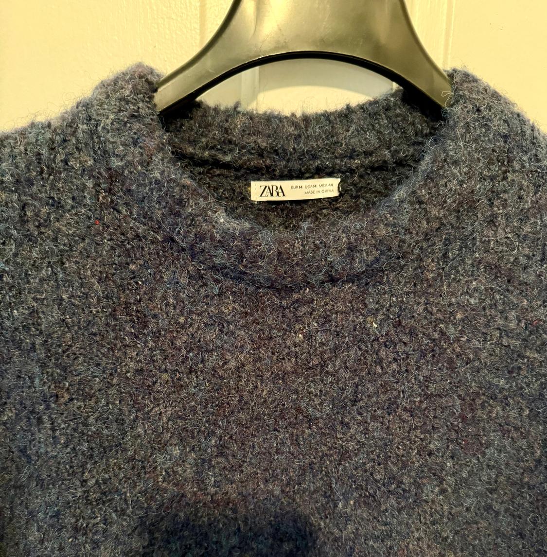 MAN BLUE OVERSIZED SWEATER - Image 3