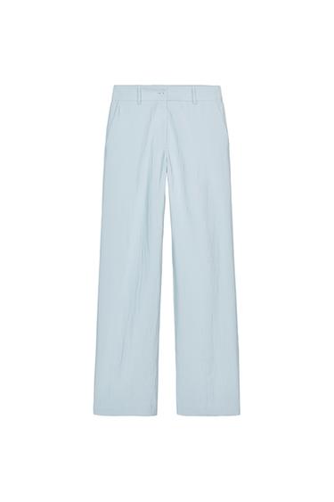 HIGH-WAISTED STRAIGHT LEG PANTS