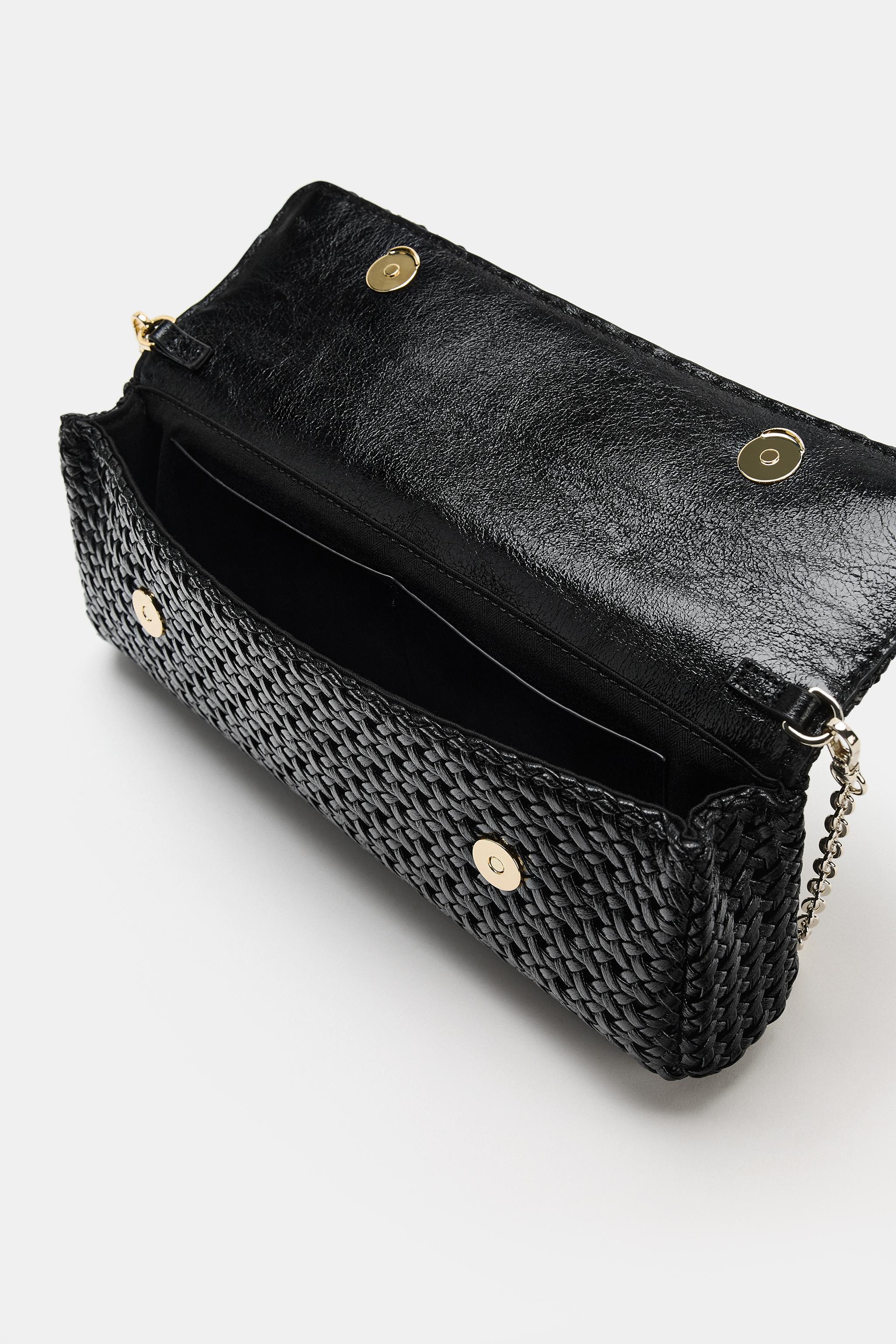 Женские сумки Zara WOVEN ENVELOPE — фото 4