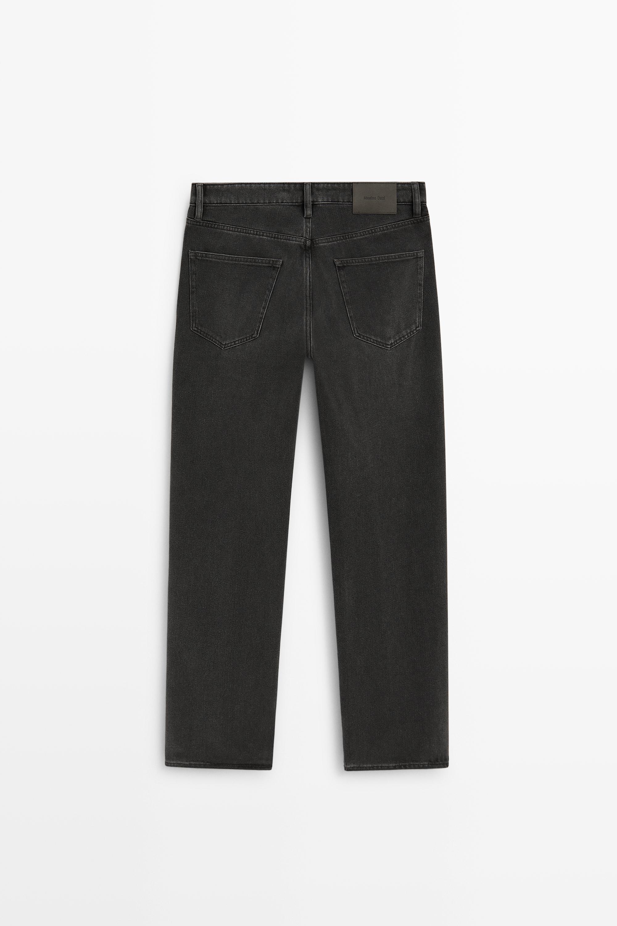Tapered-fit jeans