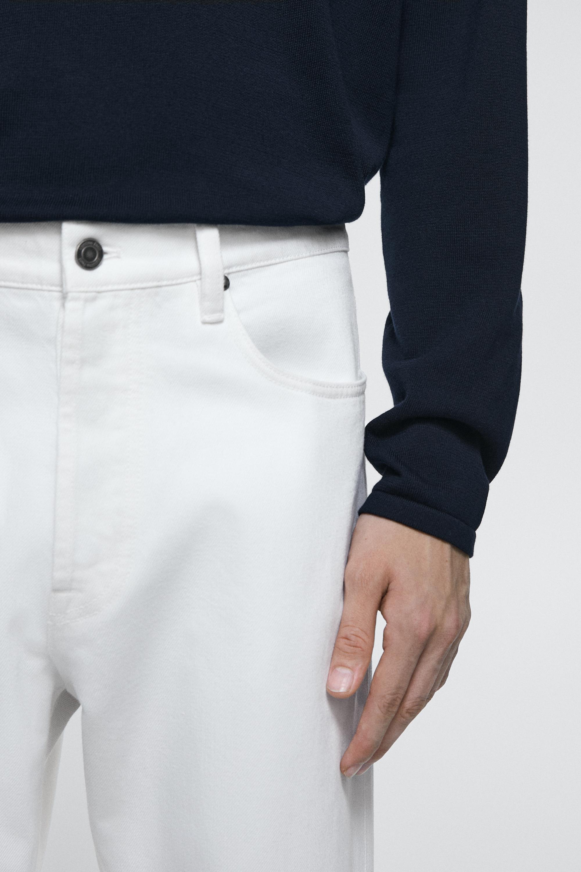 Faux jean straight