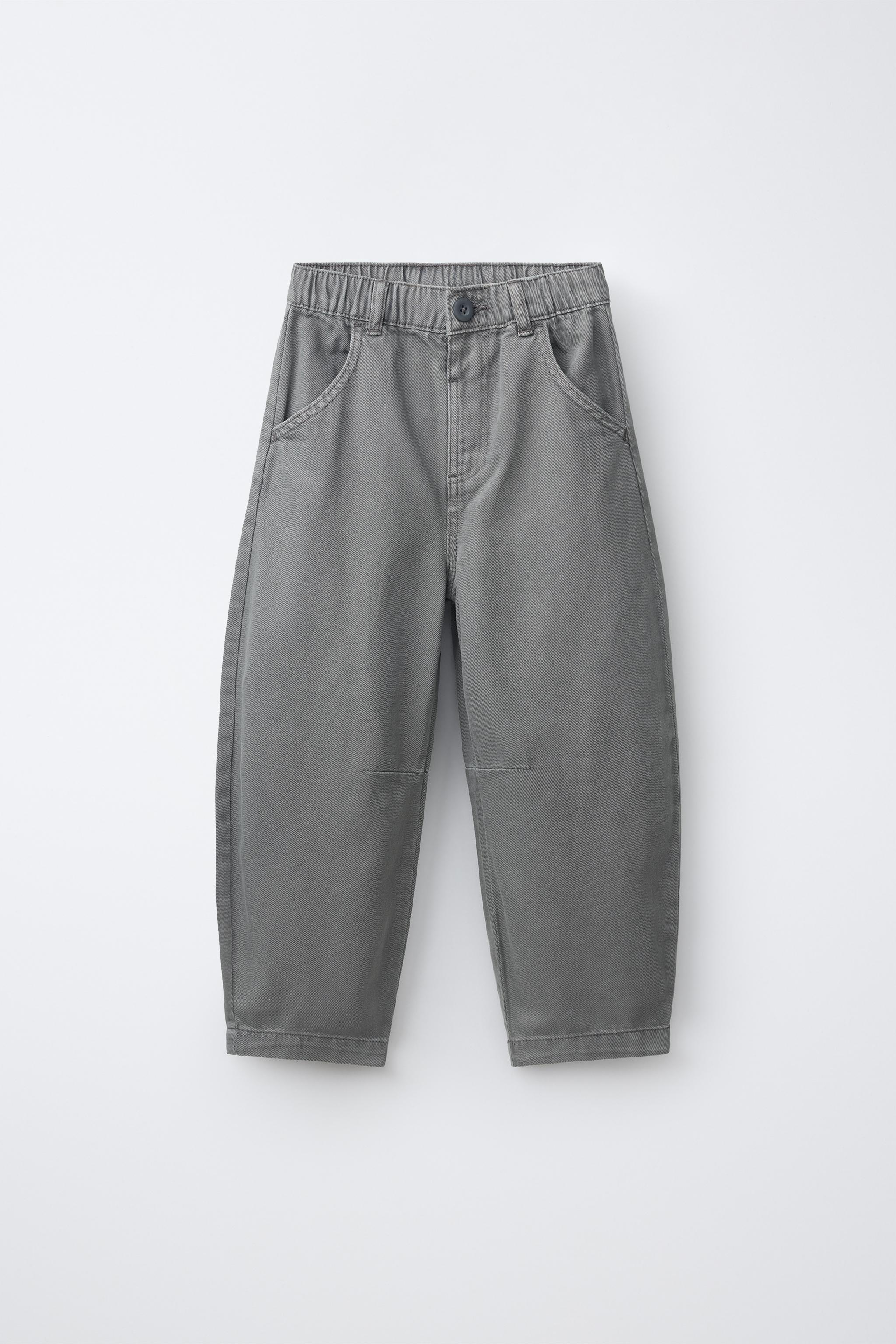 PANTALON BALLON EN SERGÉ FLUIDE