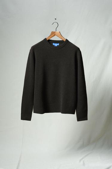 WOOL - CASHMERE JUMPER AARON LEVINE X ZARA - Dark brown by Zara