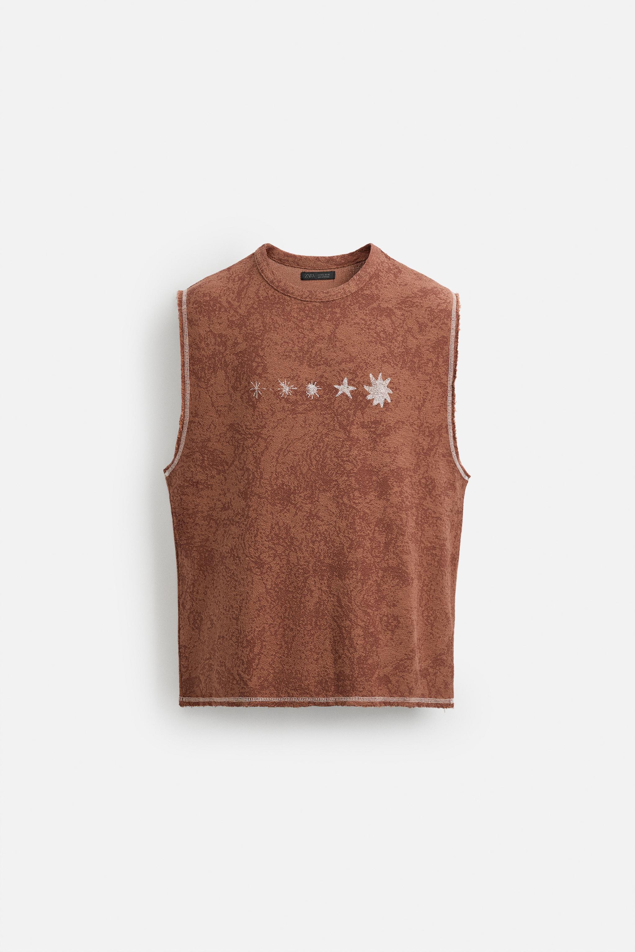 ★ドイツ発*ZARA*新作*リネンタンクトップ/BROWN★ ☆ドイツ発*ZARA*新作*リネンタンクトップ/BROWN☆ (ZARA/タンク