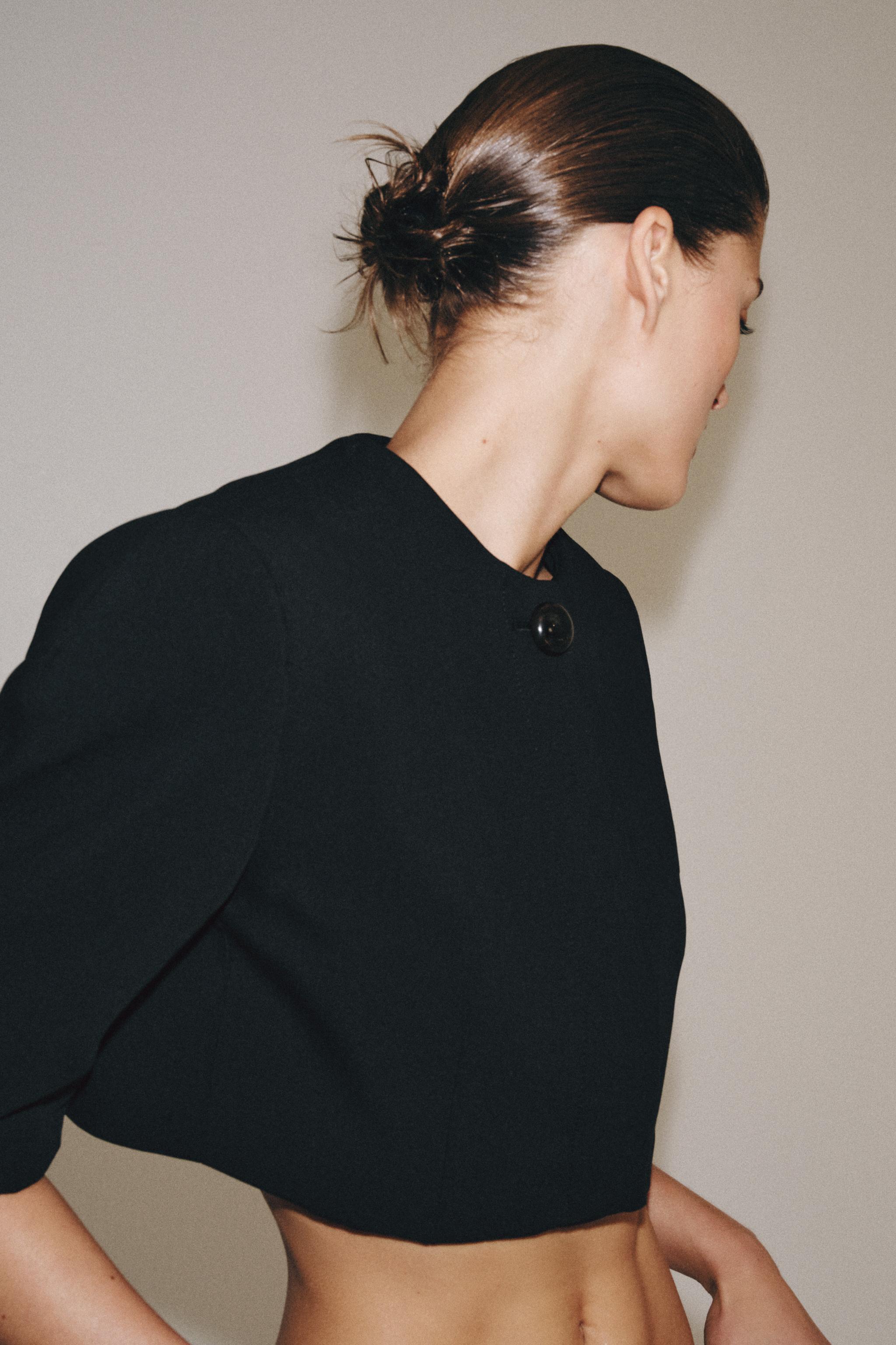ZW COLLECTION CROP BLAZER - Görsel 4