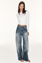 High-Waist Extra Wide Leg TRF Jeans