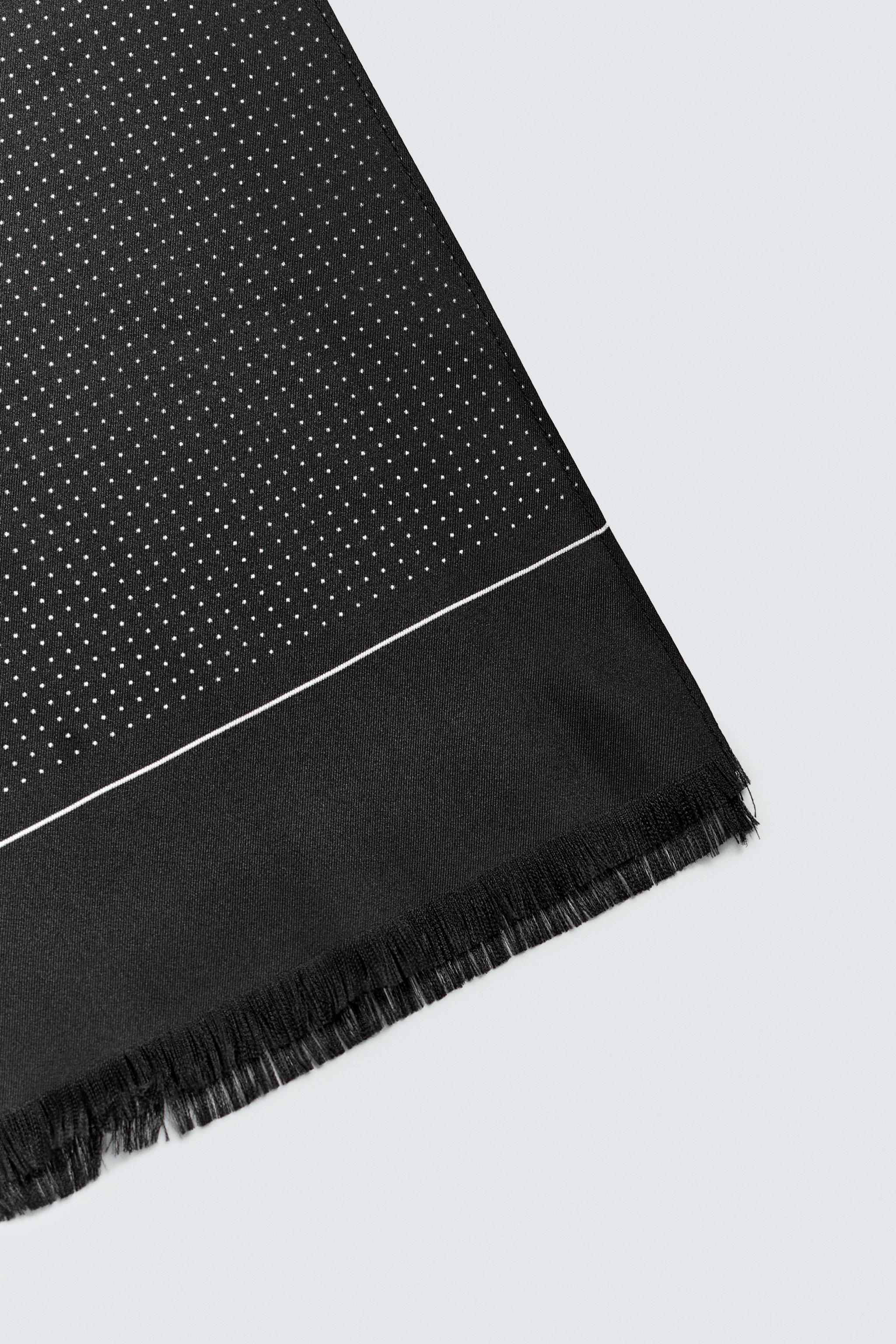 FOULARD 100 % SOIE À POIS