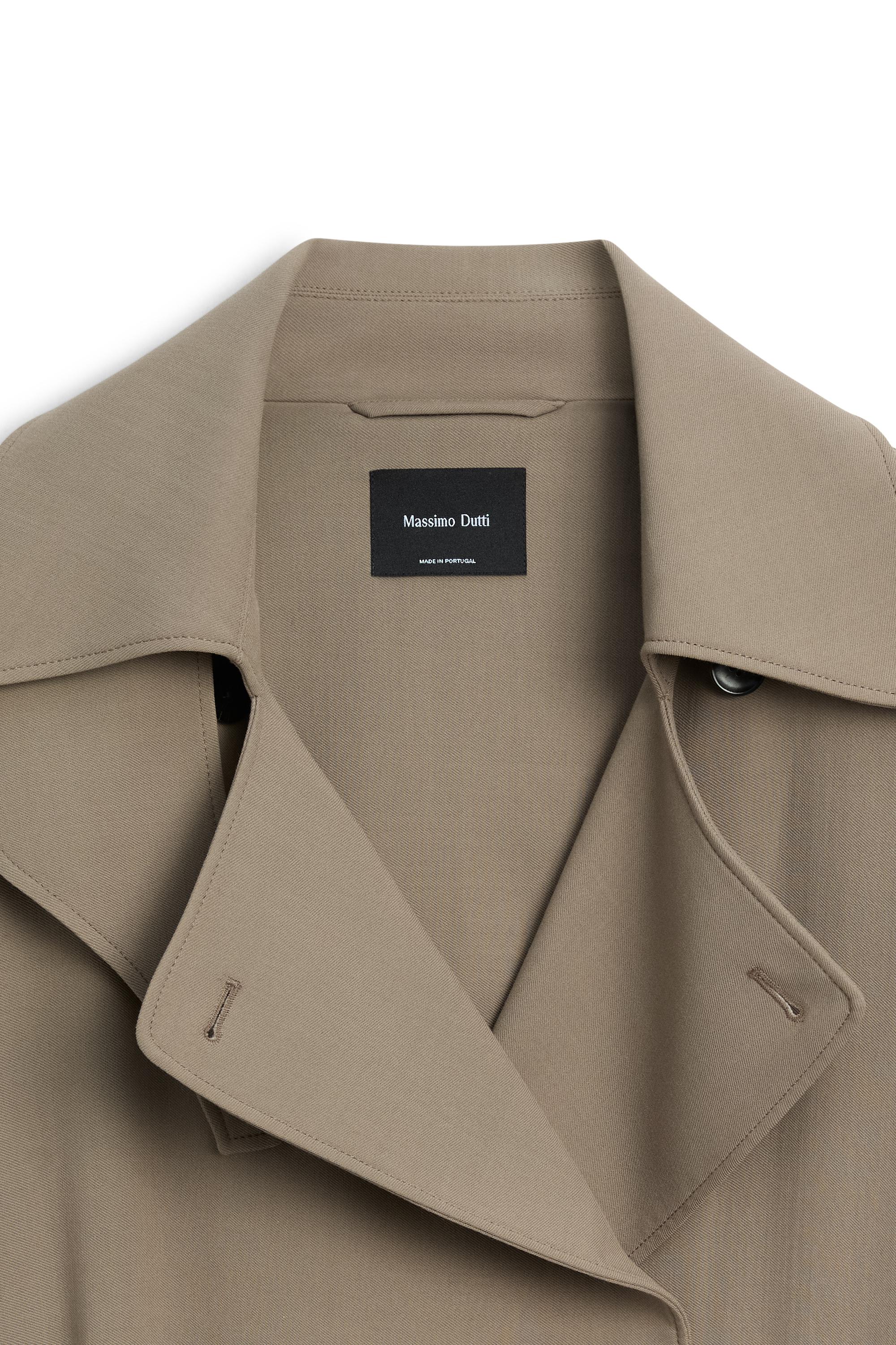Trench long fluide en laine - LIMITED EDITION