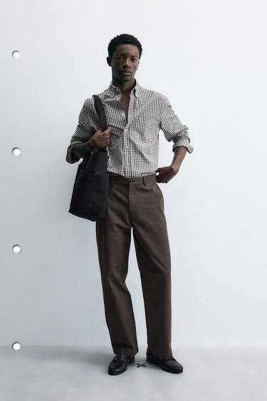 КЛАССИКАЛЫҚ МАҚТА ЖЕЙДЕ - Қоңыр / Экру Zara компаниясынан