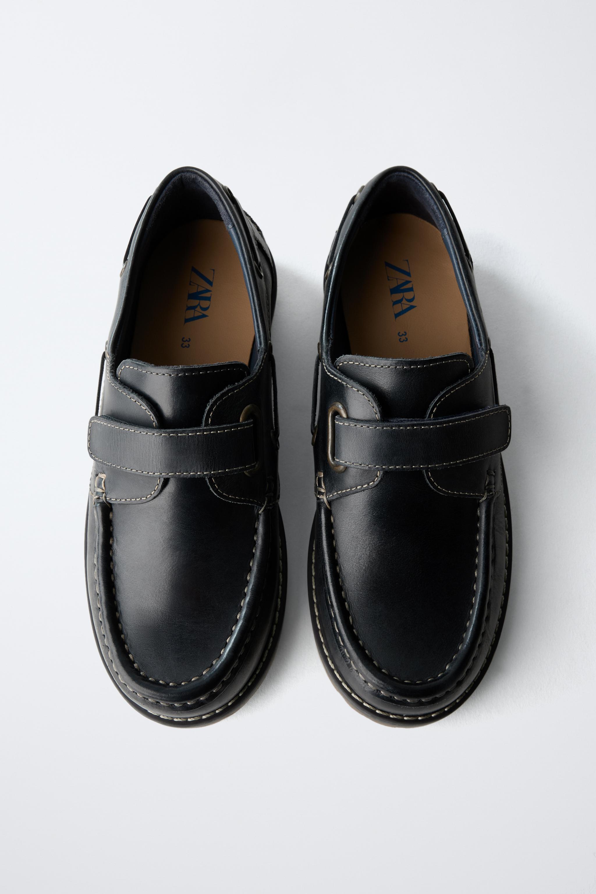LEATHER DECK SHOES
