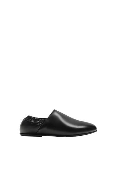 FLAT LEATHER SHOES X NANUSHKA