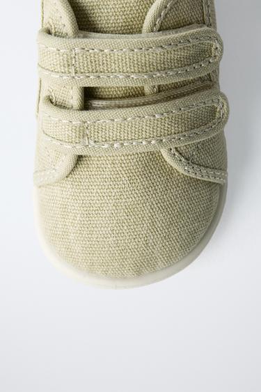 BAREFOOT COTTON PLIMSOLLS - Green by Zara - Image 3