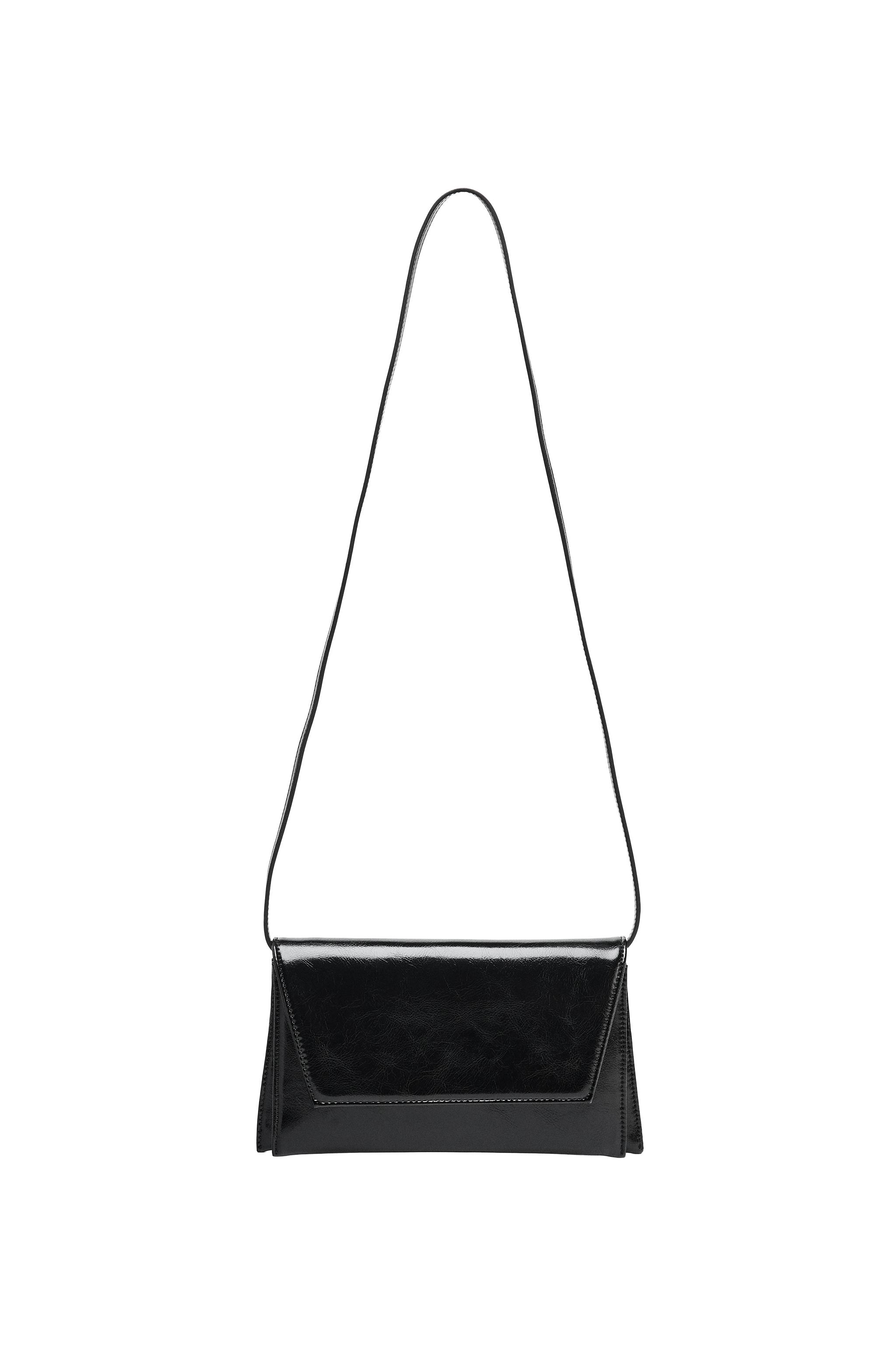 SHINY MINI ENVELOPE CROSSBODY BAG