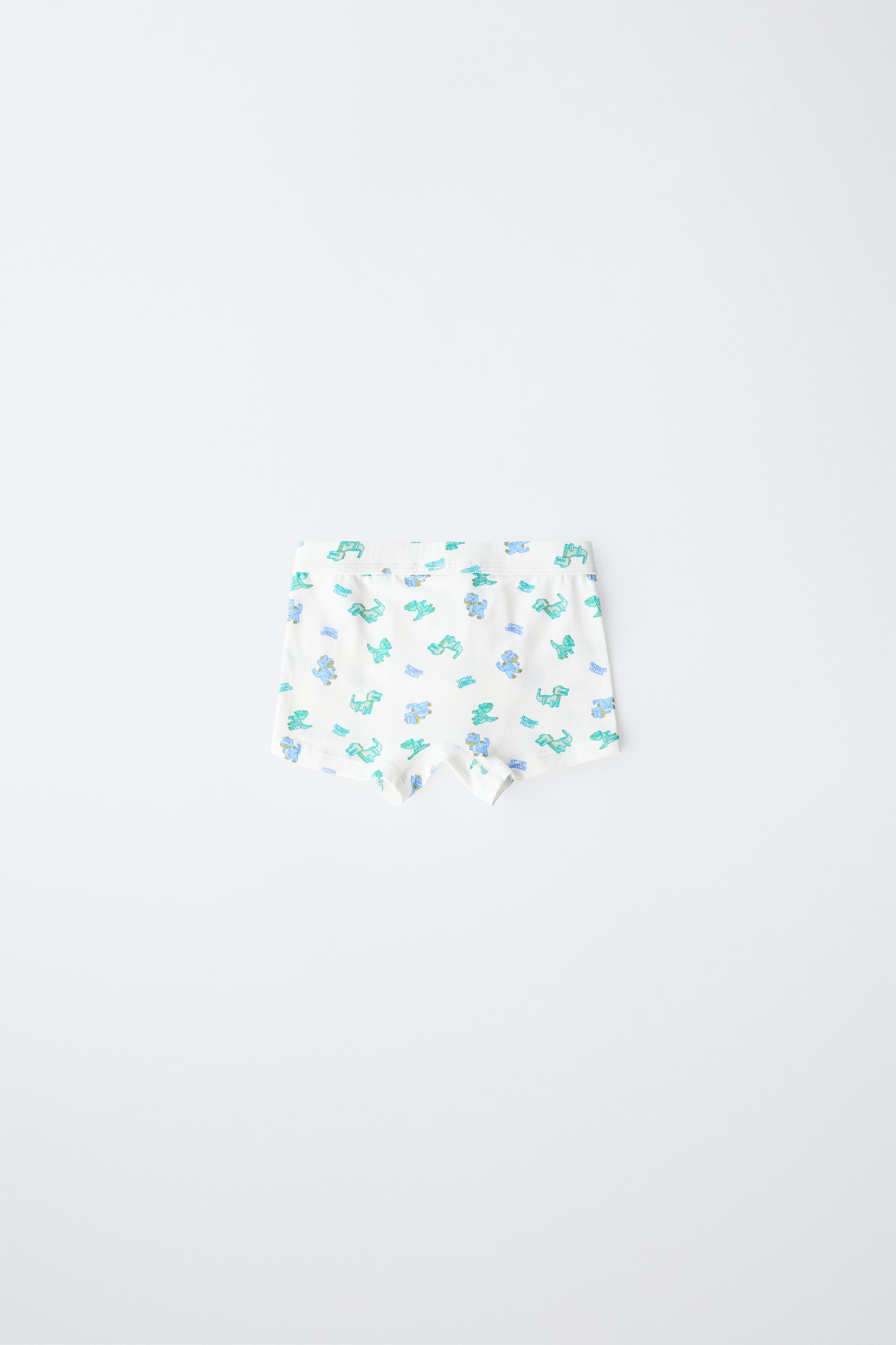 2-6 ANS / LOT DE CINQ BOXERS DINOSAURES