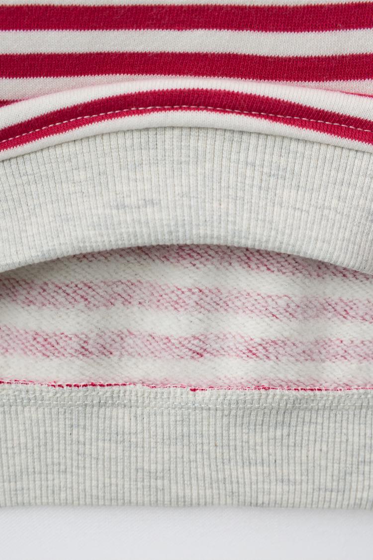 CONJUNTO DE SUDADERA A RAYAS Y LEGGINGS ACAMPANADOS 4