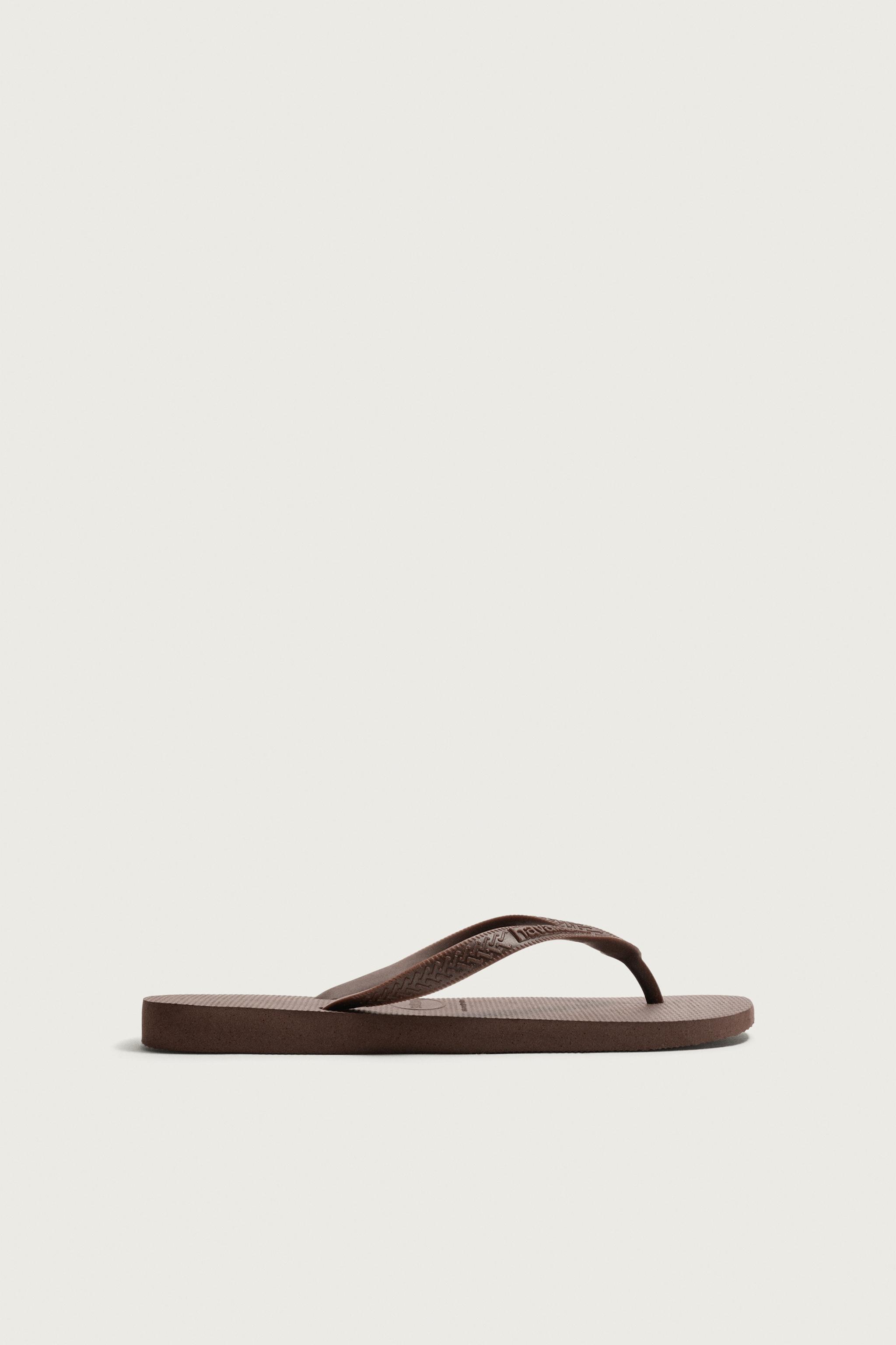 HAVAIANAS ® x ZARA SANDALS — Brown
