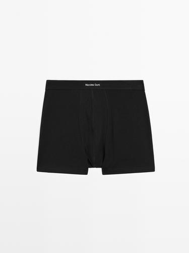 Zara Boxers with logo waistband - Black - Image 0