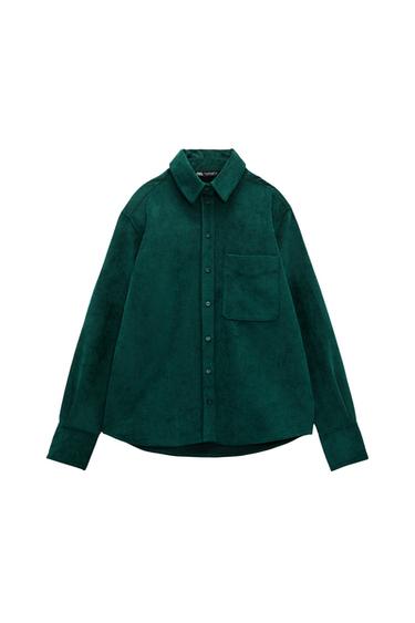 FINE-WALED CORDUROY SHIRT
