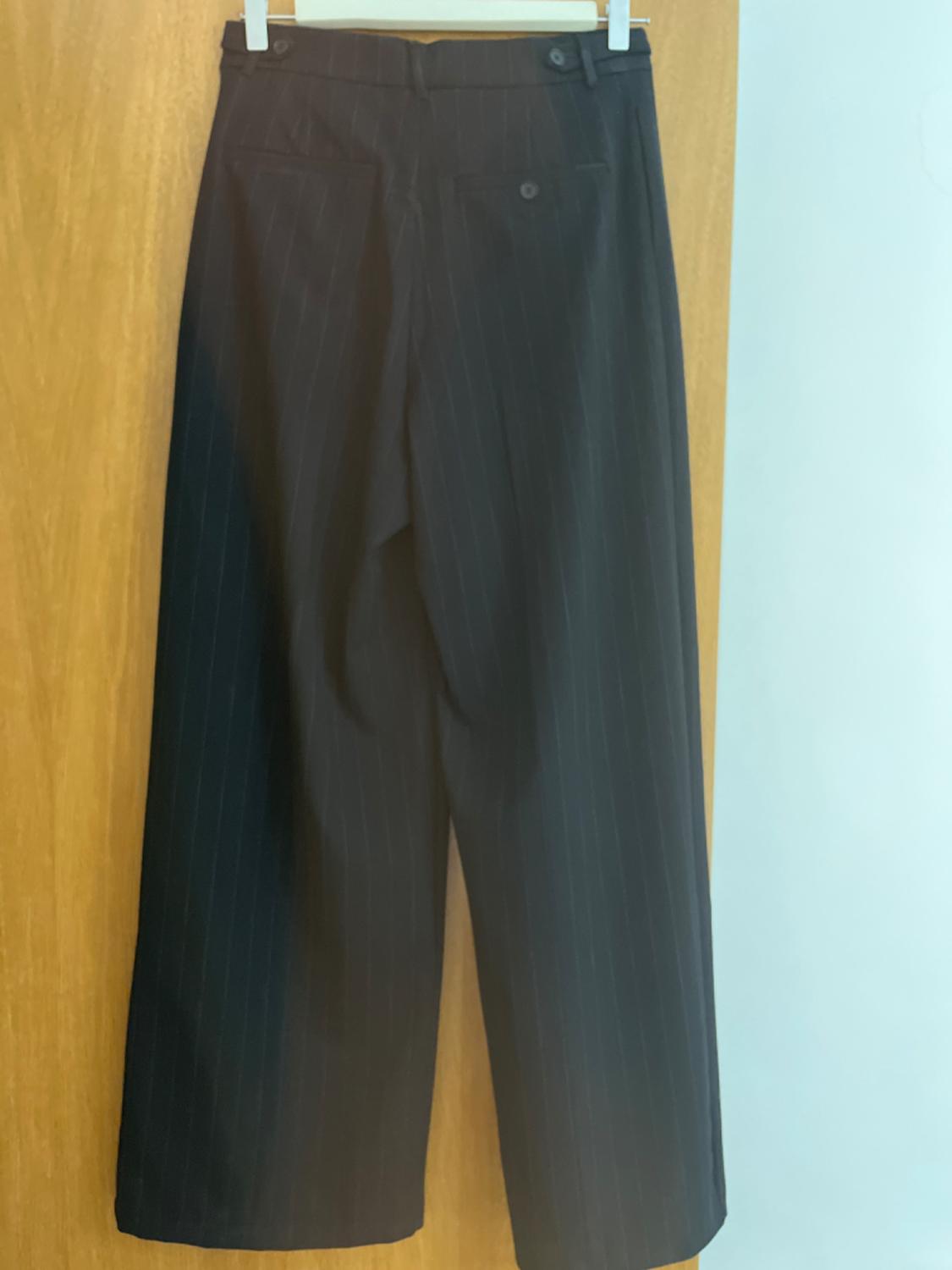 PINSTRIPED FLANNEL TROUSERS - Image 2