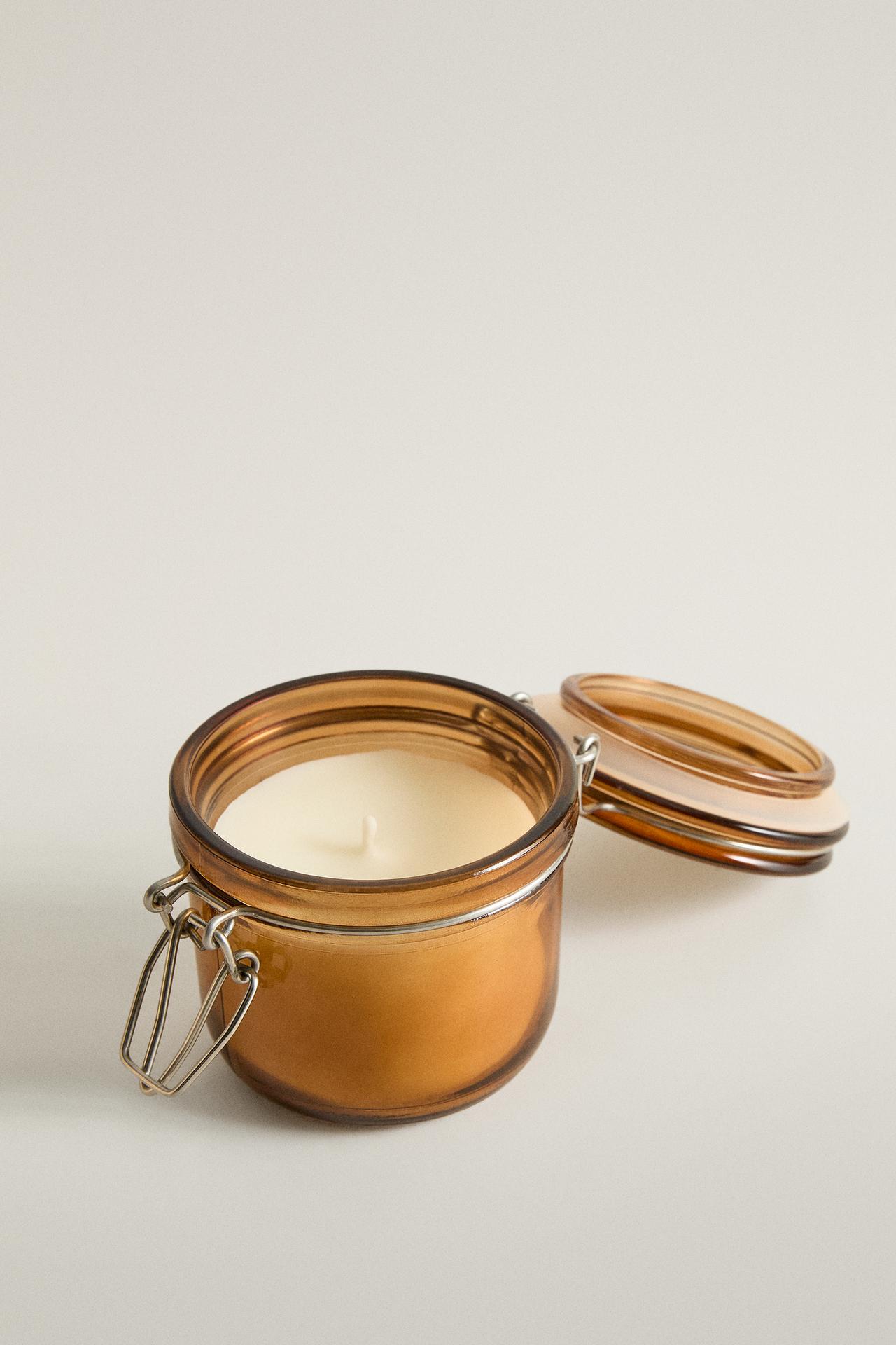 (120 G) CARAMEL POPCORN SCENTED CANDLE — Tortoiseshell