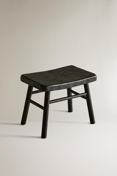 TABOURET MARTELÉ MINI - Marron foncé de Zara - Image 1