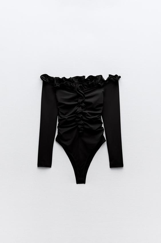 Bras N Things Zara Push Up Bodysuit - Black