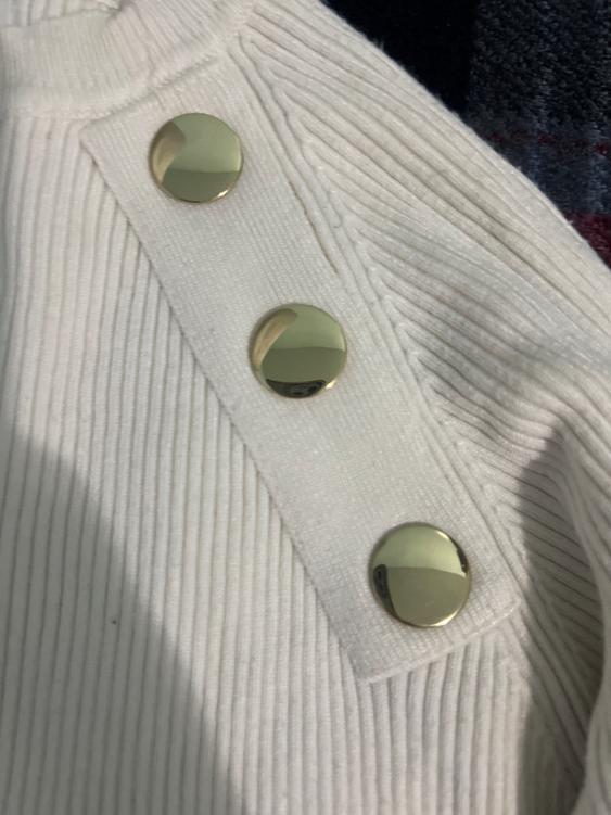 RIBBED SWEATER WITH BUTTONS - Image 2