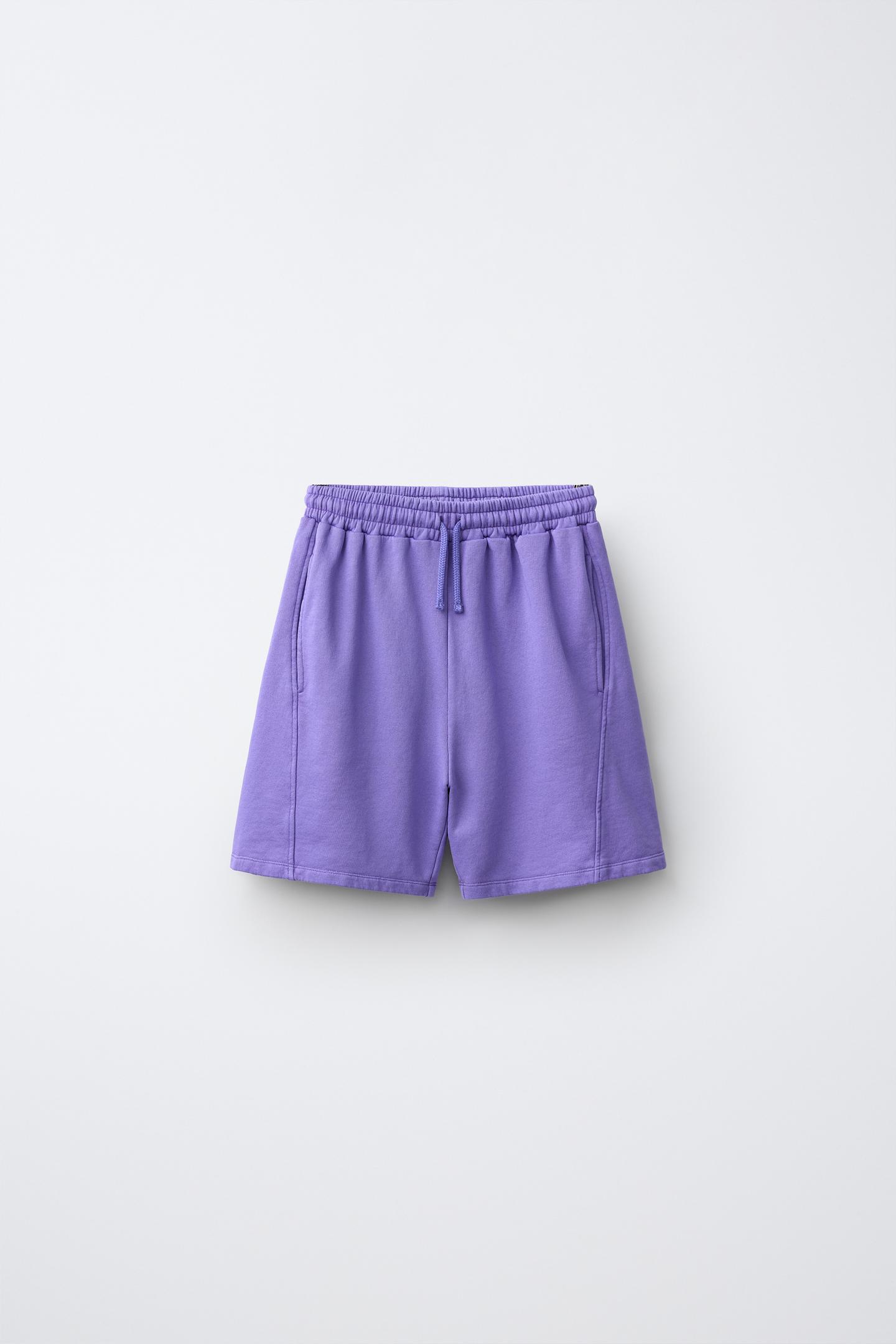 Детские шорты Zara Fruit OF the Loom™ Label Bermuda, цвет: Фиолетовый