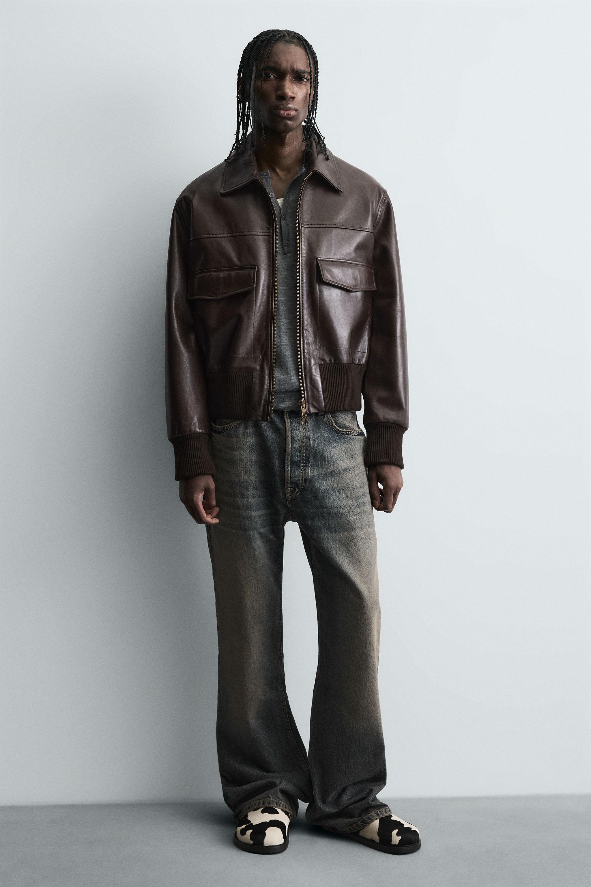 COWHIDE LEATHER CLOGS