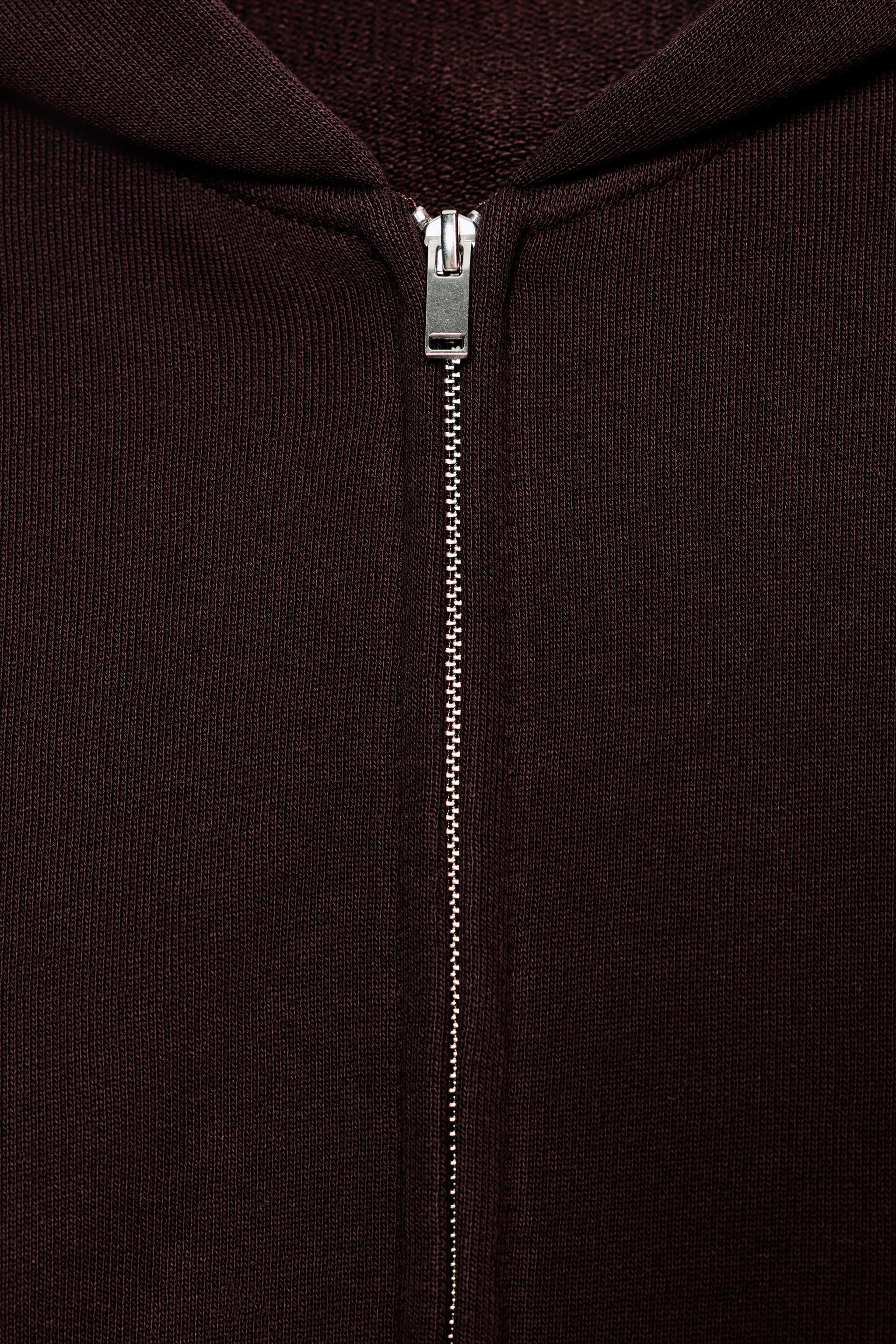 CROPPED HOODIE SWEATSHIRT