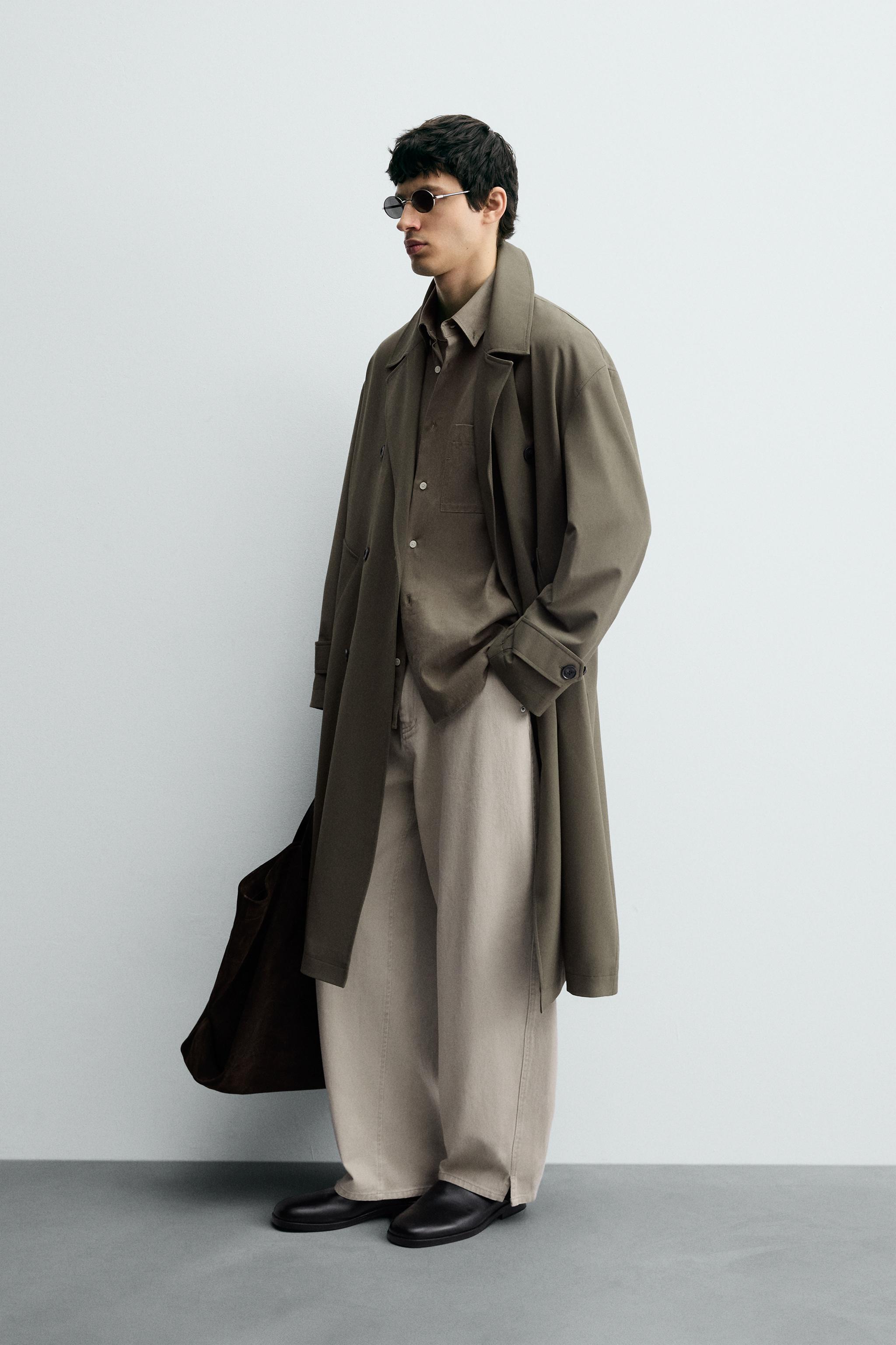 OHOTORO Firenze Trench Coat チャコール 25-44-F-MA034E-C072-