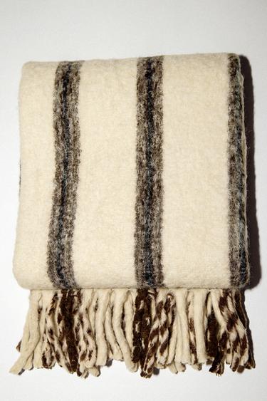 SOFT STRIPED BLANKET — striped 1