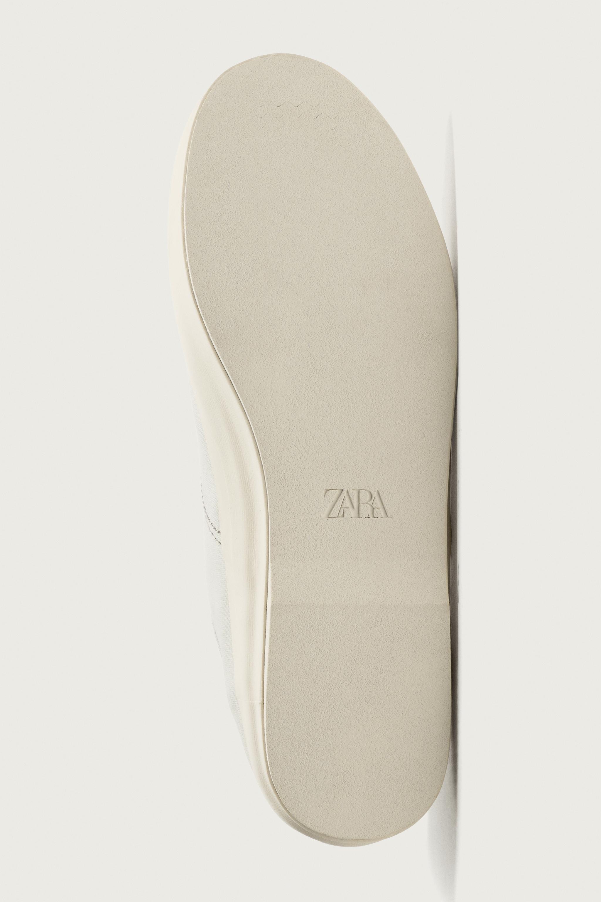 Мужские кроссовки Zara FABRIC SNEAKERS — фото 7