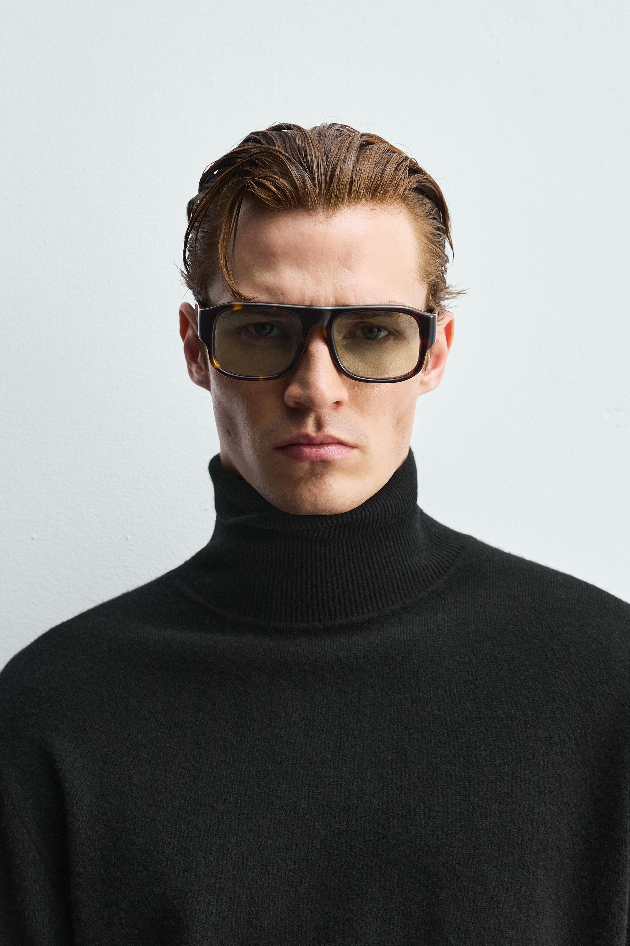 SQUARE SUNGLASSES - Tortoiseshell | ZARA United Kingdom