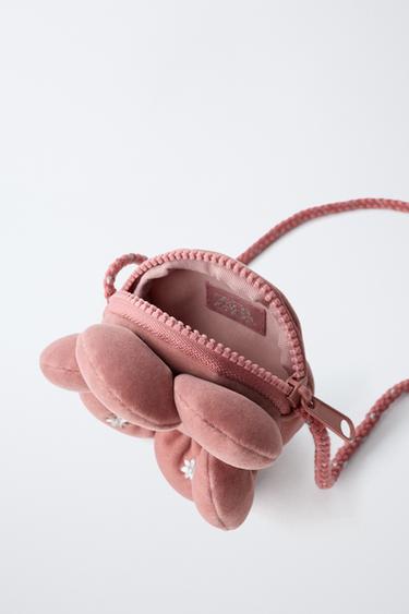 FLORAL CROSSBODY BAG - Pink by Zara - Image 4