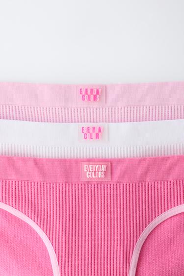 AGES 8-14 / THREE-PACK SEAMLESS BRIEFS - Multicoloured by Zara - Image 1