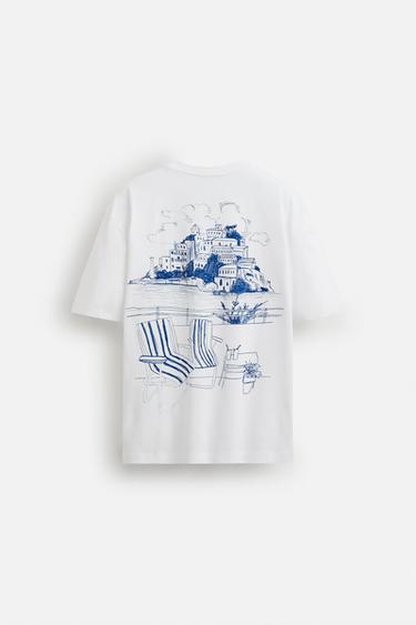 T-SHIRT IMPRIMÉS COMBINÉS - Blanc de Zara - Image 7