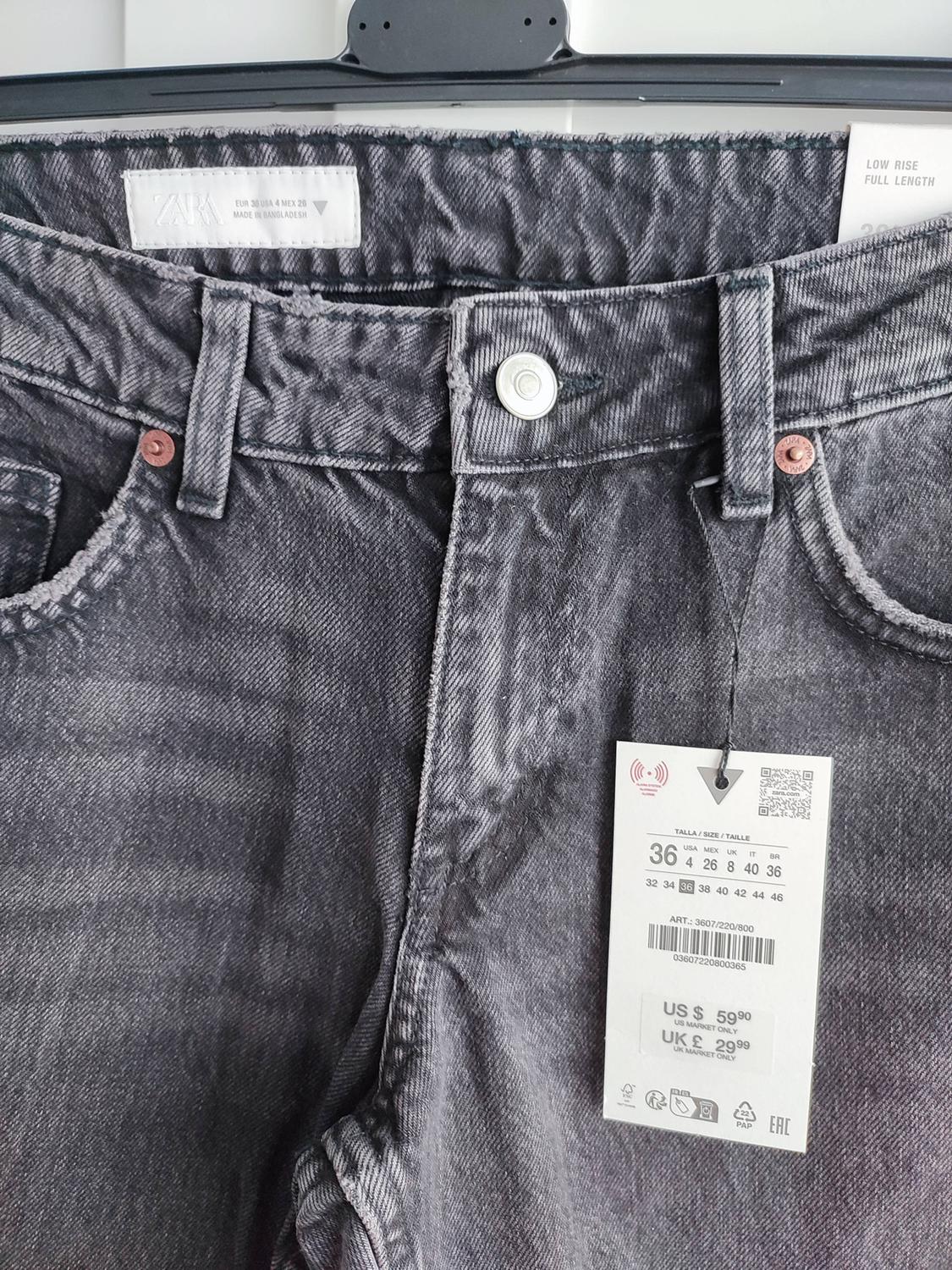 TRF WIDE-LEG LOW-RISE JEANS - Image 2