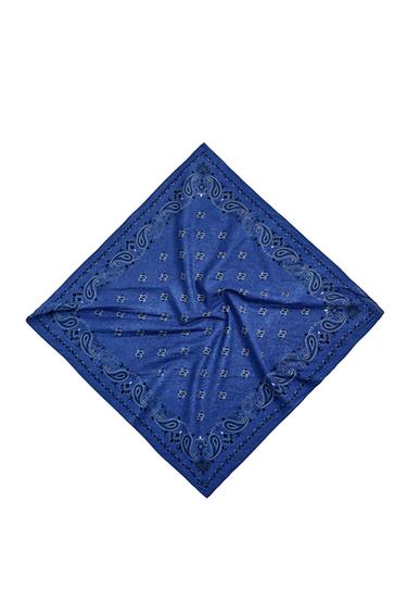 ペイズリー柄バンダナ AARON LEVINE X ZARAブルーZaraのペイズリー柄バンダナ AARON LEVINE X ZARA - ブルー 