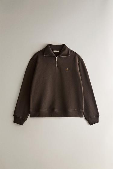 GOLF SWEATSHIRT - Brown by Zara - Image 0