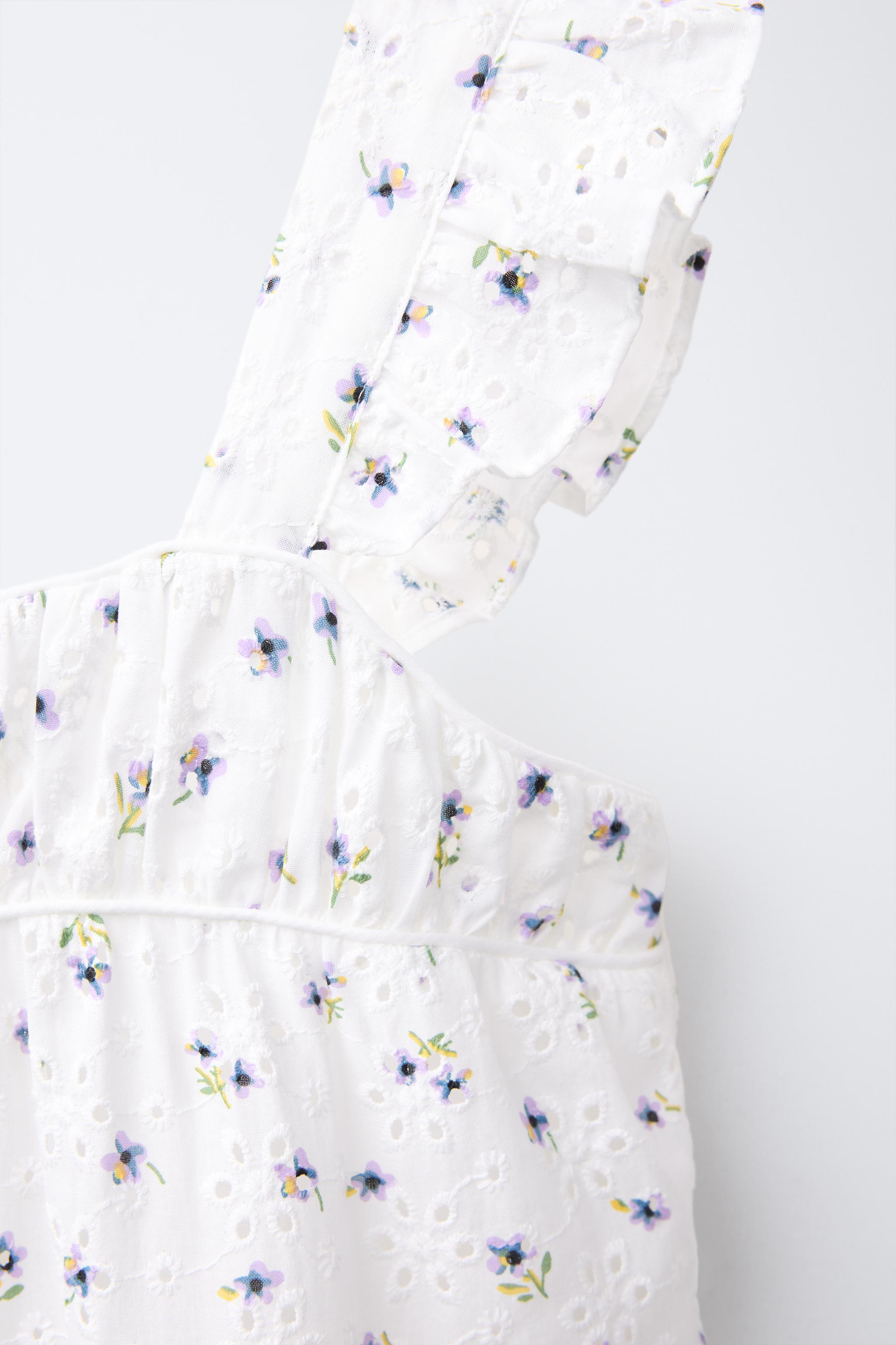 ROBE BRODERIES FLEURS