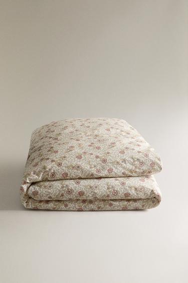 COUETTE ENFANT EN COTON À FLEURS - Multicolore de Zara - Image 4