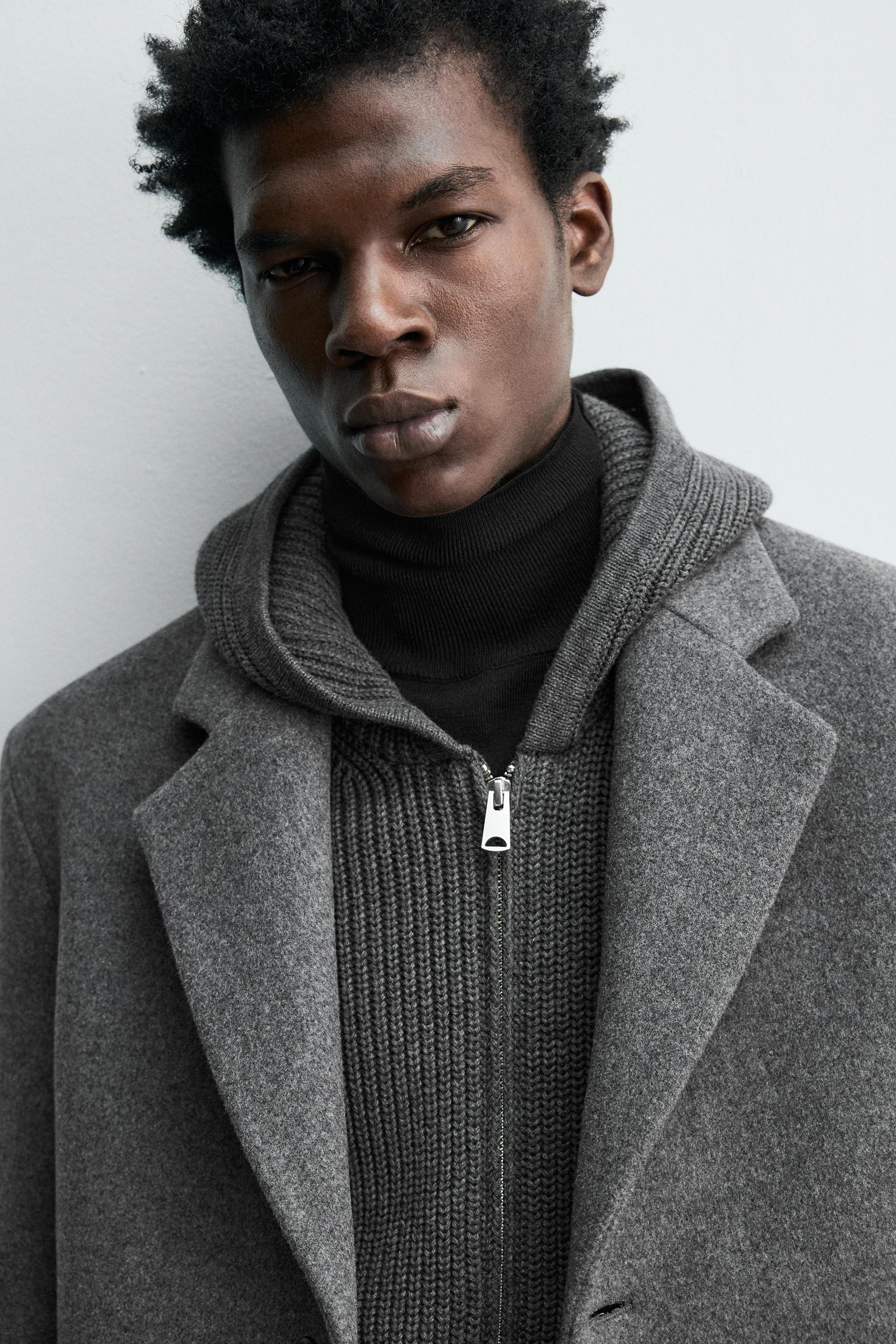 MANTECO® WOOL BLEND COAT - Grey | ZARA South Africa