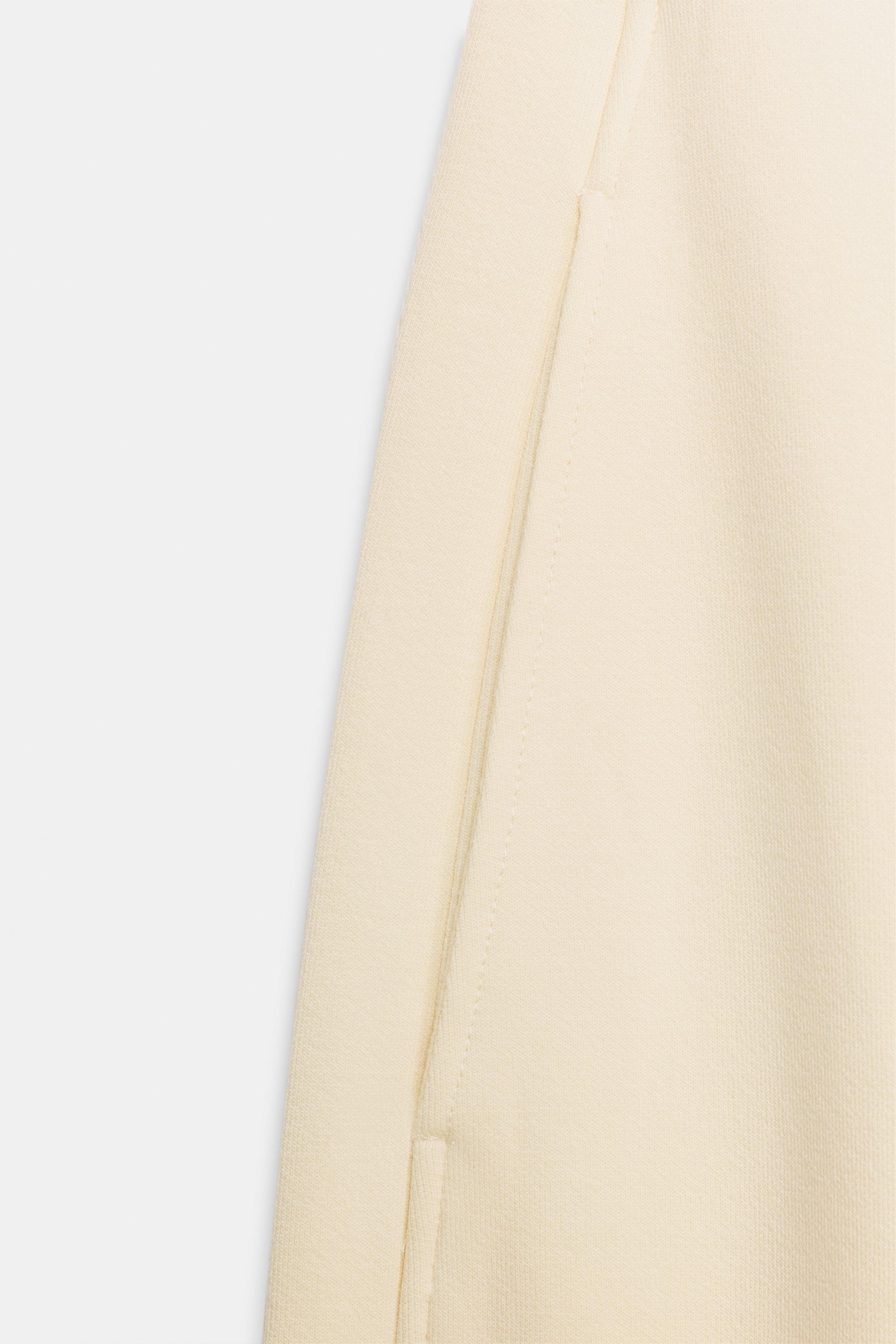 Zara INTERLOCK BALON PANTOLON görsel 8
