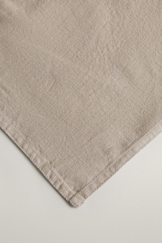 NAPPE LIN BRODERIE NOËL - Rouge | ZARA France