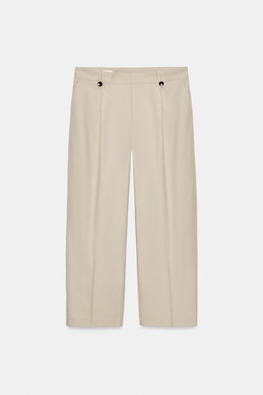 PANTALÓN RECTO - Arena de Zara - Imagen 0