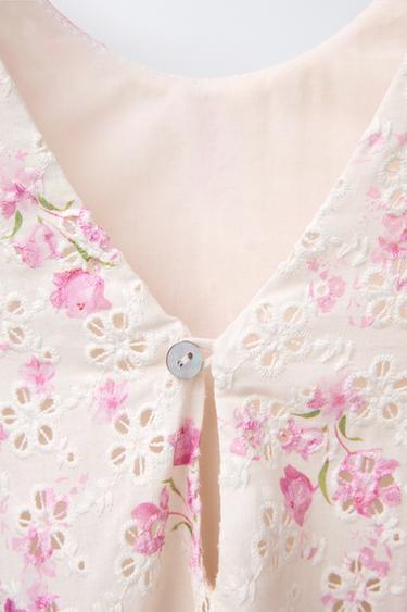 SHIFFLY FLORAL PRINT DRESS - Pink by Zara - Image 3