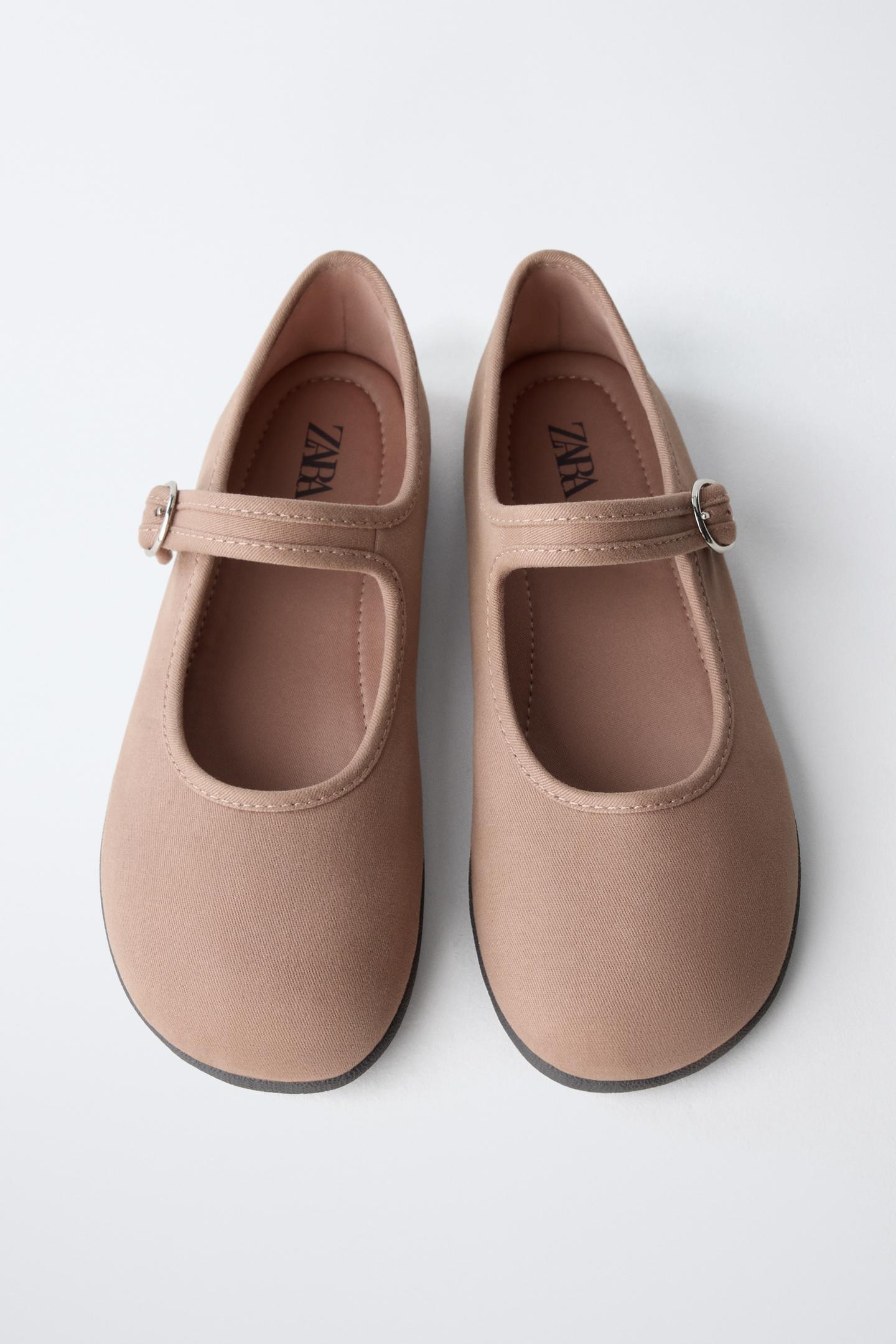 Детские балетки Zara Barefoot Ballet Flats, цвет: Розовый — фото 9