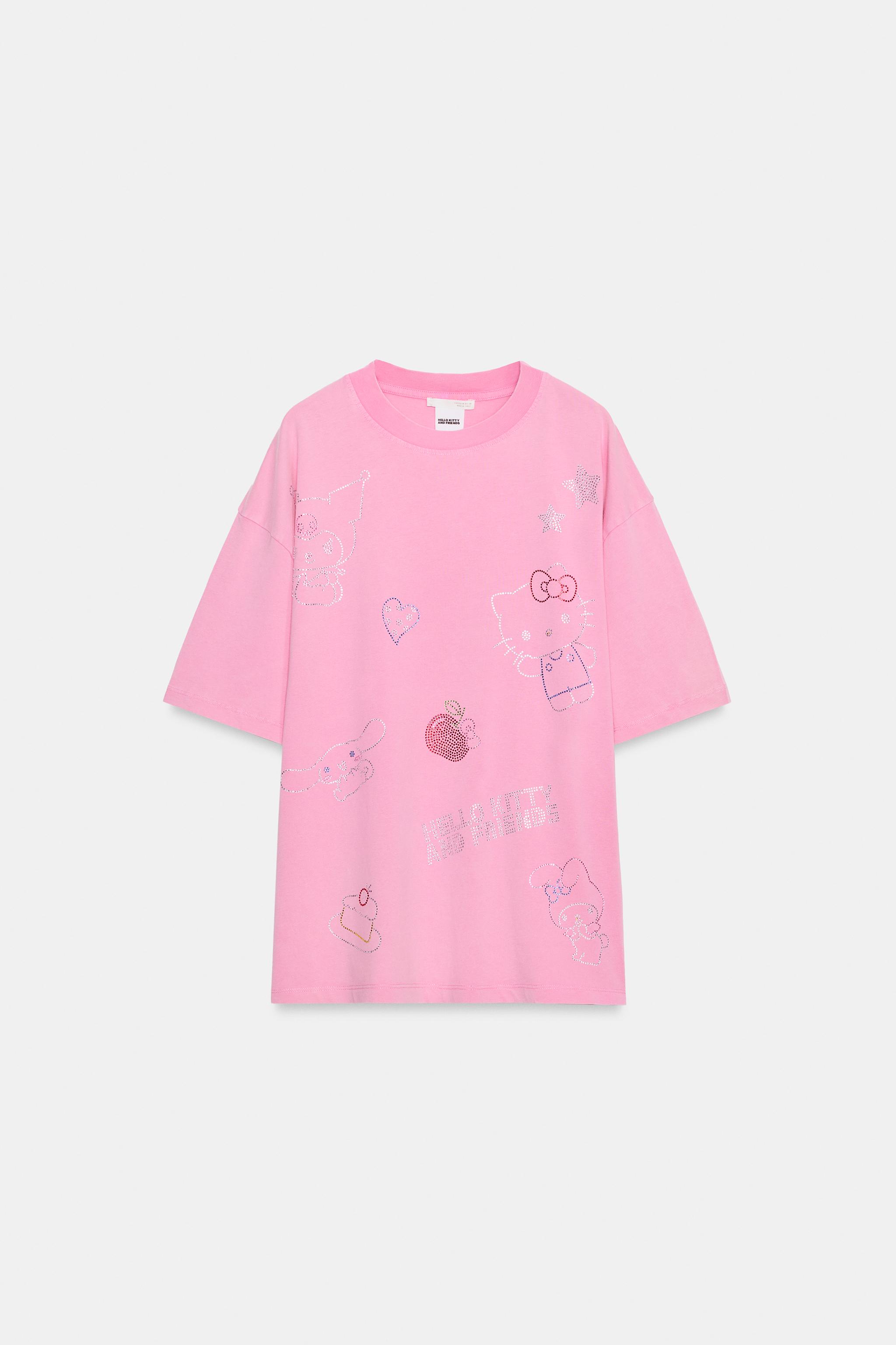 HELLO KITTY © SANRIO GLITTER WASHED T-SHIRT